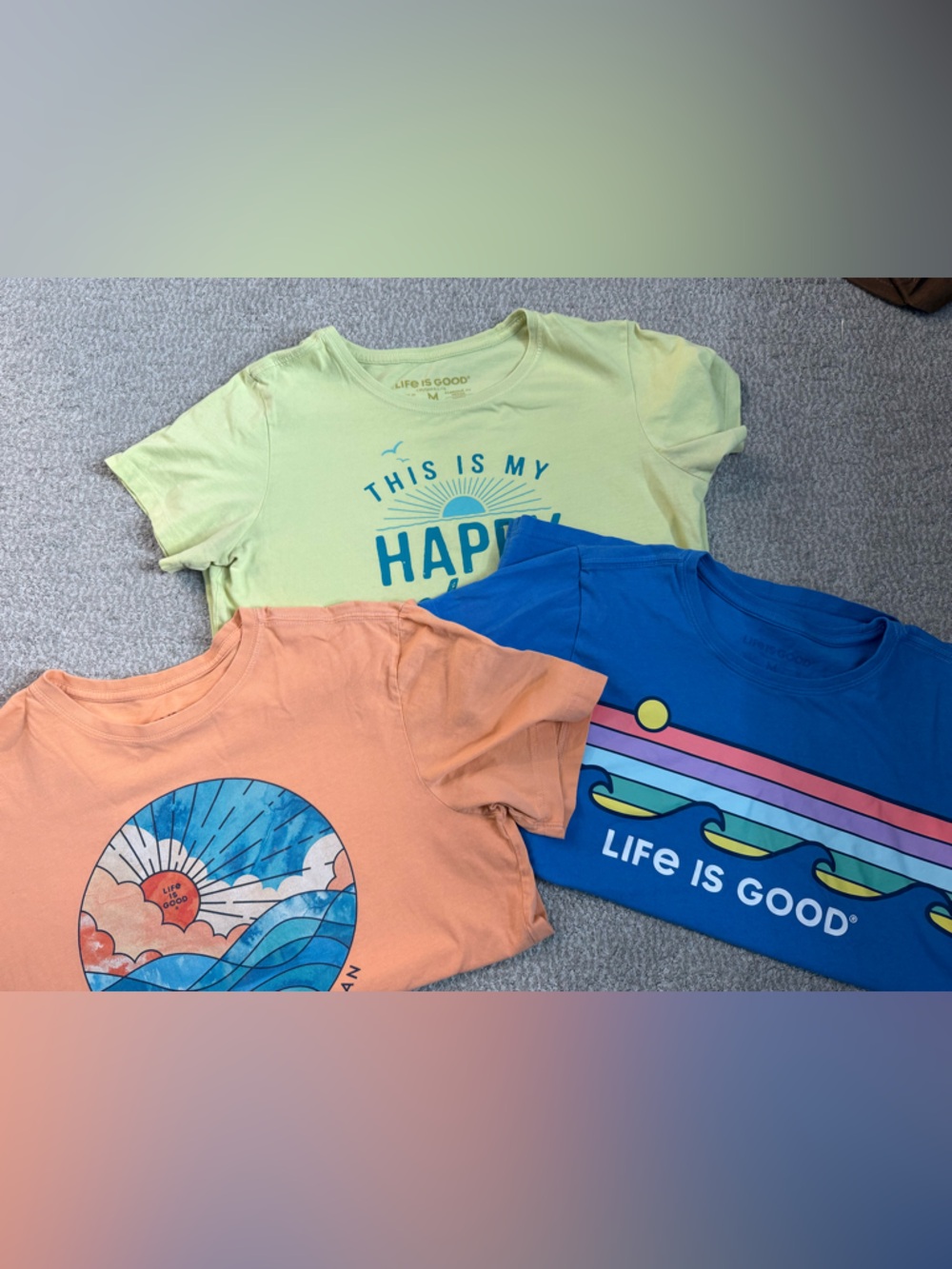 Life Is Good 3 Crusher Lite Graphic Tees